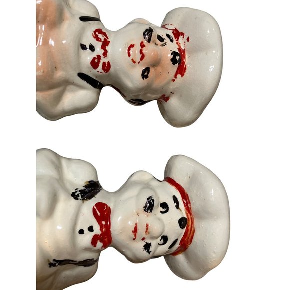 Salt and Pepper Italian Chef's Ceramic Shaker Set Vintage - Picture 8 of 13